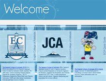 Tablet Screenshot of eca-jca.edu.au
